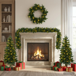 Mini j&otilde;ulupuu komplekt 120 cm 275 led-i soe valge pvc ja pe