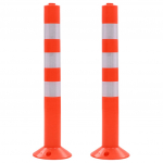 Liikluskorralduse t&auml;hispostid, 2 tk, plast, 75 cm