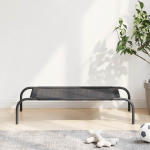 K&otilde;rgendatud koeravoodi must s textilene