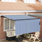 K&auml;igukohandatav varikatus sinine ja antriit 350 x 250 cm