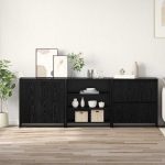 K&otilde;ide 3 pcs must tamm 70 x 41 x 75 cm tehispuit
