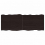 Lauaplaat, tumepruun, 160 x 60 x (2-4) cm, t&ouml;&ouml;deldud t&auml;ispuit