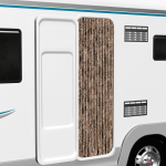 Putukakardin, beež ja tumepruun, 56 x 185 cm, &scaron;enill