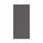 Plisseeritud ruloo must 55x150 cm kanga laius 54,4 cm pol&uuml;ester