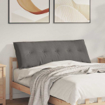 Seljatugi padi helehall 140 x 50 cm korter kangas