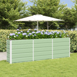 Taimekast roheline 160 x 40 x 75 cm teras
