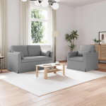 Diivan 2 pcs helehall metall