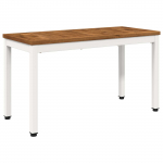Aiapink 80,5 x 35 x 45 cm tugev akatsiapuu looduslik ja valge