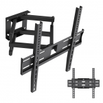 Maclean TV Mount / Bracket, max VESA 400x400, 32-70", up to 40 kg, black, tilt adjustment +12&deg;&ndash;-12&deg; and swivel adjustment +60&deg;&ndash;-60&deg;, MC-192