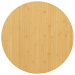 Lauaplaat &oslash;60x4 cm bambusest