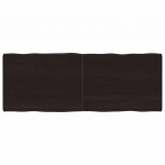 Lauaplaat, tumepruun, 160x60x(2-6) cm, t&ouml;&ouml;deldud t&auml;ispuit