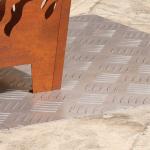 Ruudulised plaadid 2 pcs h&otilde;bedane 60 x 50 cm alumiinium