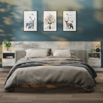 Seinale kinnitatavad &ouml;&ouml;kapid 2 tk betoonhall