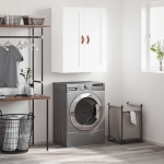 Seinakapp, valge, 69,5 x 34 x 90 cm, tehispuit