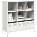 Highboard valge 101,5x39x103,5 cm teras