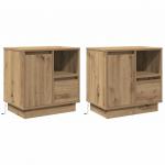 &Ouml;&ouml;lambi kapp koos 2 pcs k&auml;sit&ouml;&ouml;tamm 50 x 34.5 x 50 cm tehispuit