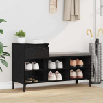 Kinga kapp sahtliga must tamm 102 x 36 x 60 cm tehispuit