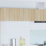 Seinakapp uksega riga sonoma tamm 80 x 31 x 40 cm tehispuit