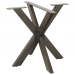 S&ouml;&ouml;gilaua jalg, &auml;mblikukujuline, must, 85 x 85 x (72&ndash;73) cm, teras