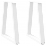 S&ouml;&ouml;gilaua jalad, v-kujulised, 2 tk, valged, 50x(72-73,3) cm, teras