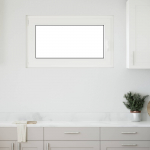 Keldriakendus risor valge 100 x 70 cm pvc ja klaas