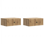 &Ouml;&ouml;lambi kapp 2 pcs artisan tamm 49 x 34,5 x 20 cm tehispuit