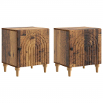 &Ouml;&ouml;lambi kapp 2 pcs vana puit 43 x 34,5 x 50 cm tehispuit