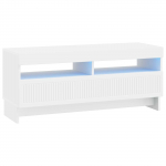 Led tv kapp valge tehispuit