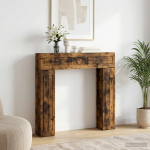 Kamina raam suitsutatud tamm 102 x 18 x 100,5 cm tehispuit