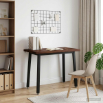 90 x 55 x 75 cm tugev akatsiapuu tumepruun ja must ristk&uuml;lik