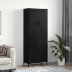 K&otilde;rgushein must tamm 69,5 x 34 x 180 cm tehispuit