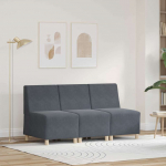 K&auml;etugedeta mooduldiivani element 3 pcs tumehall