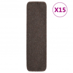 Libisemisvastased trepimatid 15 tk 75x20 cm pruun ristk&uuml;lik