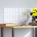 Ruudulised plaadid 4 pcs h&otilde;bedane 40 x 20 cm alumiinium