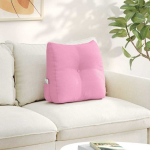 Seljatugi padi roosa 45 x 24 x 50 cm kangas