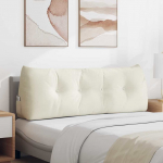 Seljatugi padi cream 140 x 24 x 50 cm samet