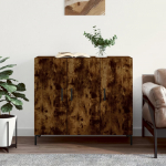 Puhvetkapp, suitsutatud tamm, 90 x 34 x 80 cm, tehispuit