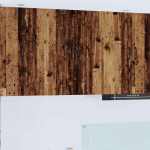 Seinakapp k&ouml;&ouml;ki riiuliga vana puit 60 x 31 x 80 cm tehispuit