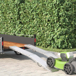 Laadimis ramp 2 pcs h&otilde;bedane 185 x 22,5 x 4,5 cm tsinkteras