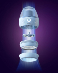 Philips 1000 series GCA2100/20 fabric shaver Blue Stainless steel