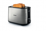 Philips Viva Collection HD2650/90 toaster 2 slice(s) 950 W Black, Stainless steel