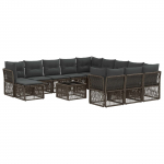 Aia diivanikomplekt 13 pcs hall pol&uuml;rotang