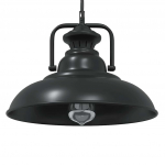 Ripplamp e27 must &oslash; 31 cm raud