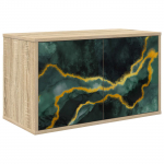 Seinale paigaldatav tv kapp wijhe 69 x 33 x 40 cm sonoma tamm