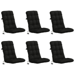 6-t&uuml;kiline k&otilde;rge seljatoega toolipatjade komplekt vianen 6 pcs