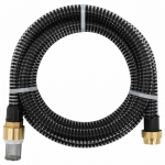 Imivoolik messingust &uuml;hendustega, must 1,1" 3 m pvc