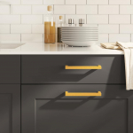 Kapi k&auml;epidemed 10 tk, kuldne, 160 mm, roostevaba teras