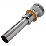&Uuml;lest&otilde;stetav valamu &auml;ravoolu stopper, roostevaba teras