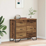 Riidekapp sahtliga muu vana puit 91 x 35.5 x 74.5 cm tehispuit