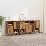 Kappide k&uuml;lgedel 3 pcs vana puit 60 x 35 x 70 cm tehispuit